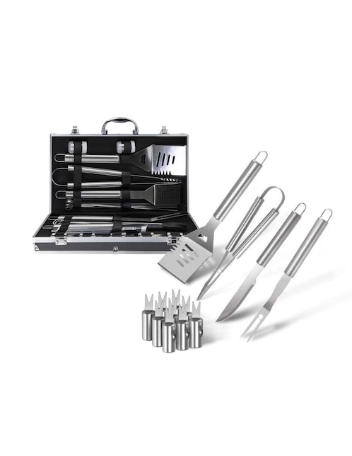 Set utensilios para asar Avera de acero inoxidable