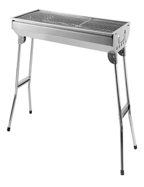 Asador de carbón de acero inoxidable