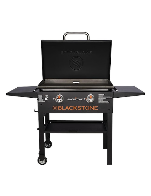 Asador de gas Blackstone de acero inoxidable