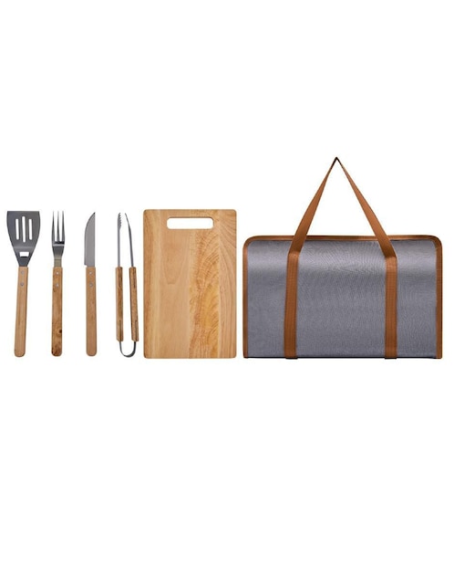 Set Utensilios para Asar Storyland de acero inoxidable