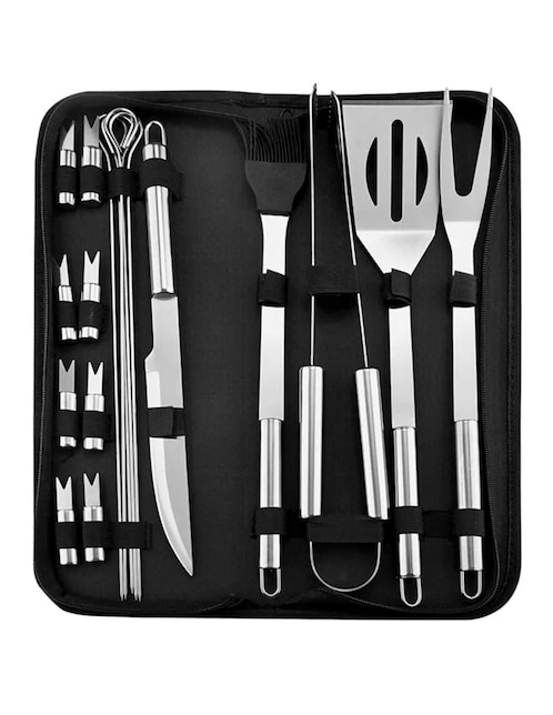 Set utensilios para asar Genérica de acero inoxidable