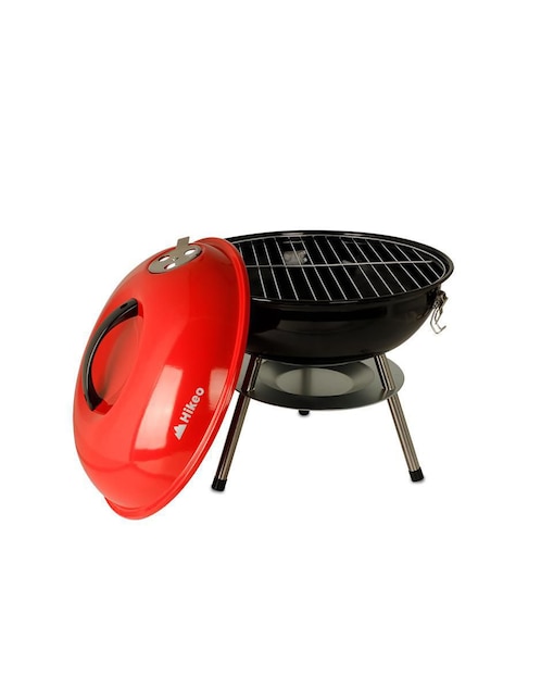 Asador carbón Hikeo portátil de acero inoxidable