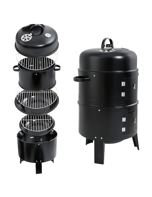 Asador de carbón Aquila AH3527 de acero inoxidable