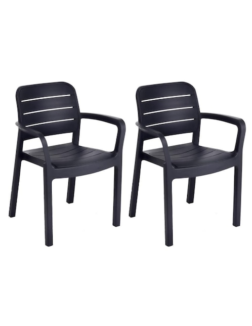 Juego de sillas 2 piezas Keter Tisara
