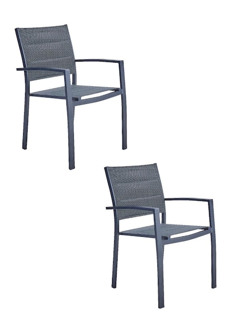 Set de 2 sillas Naterial de textileno