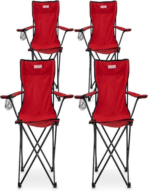 Set de 4 sillas Duralife Camping