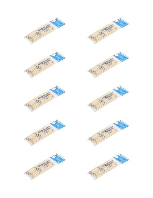 Set de brochetas de madera Pingüino Banderilla Pingüino 50 piezas