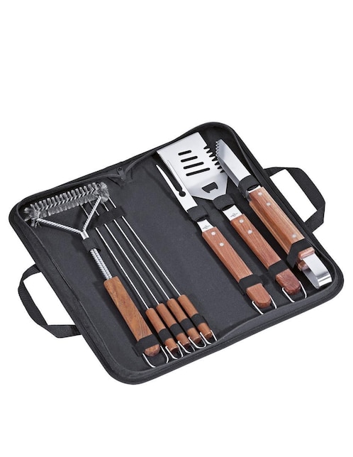 Set bbq Küchenprofi Texas de acero inoxidable para parrilladas