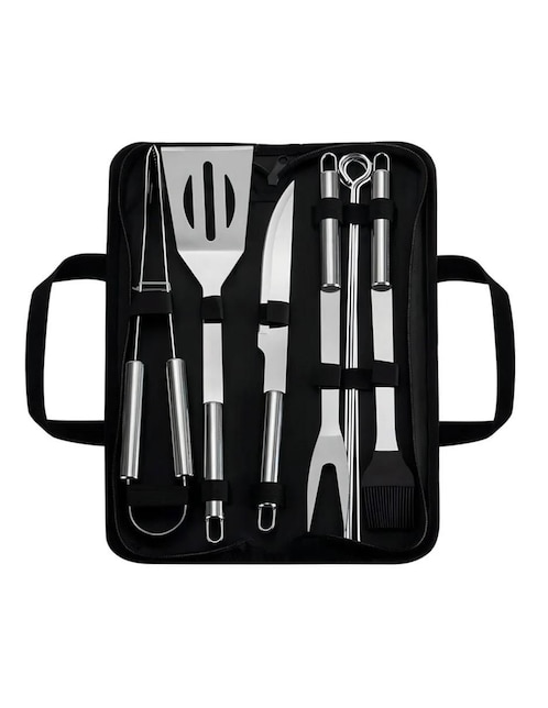 Set utensilios para asar de acero inoxidable 1