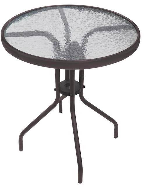 Mesa armable Artego de vidrio