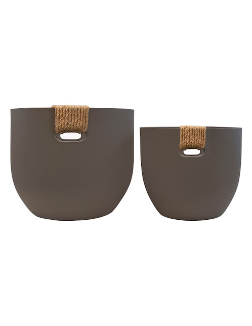Set maceta Maya de fibra de arcilla 1