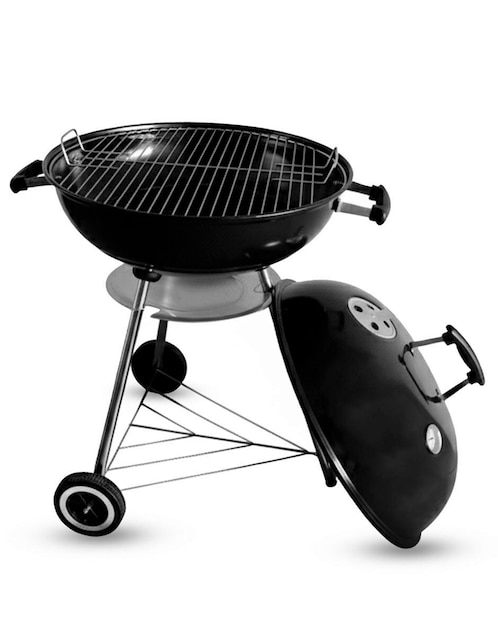 HIKEO Asador carbón Hikeo portátil de acero inoxidable