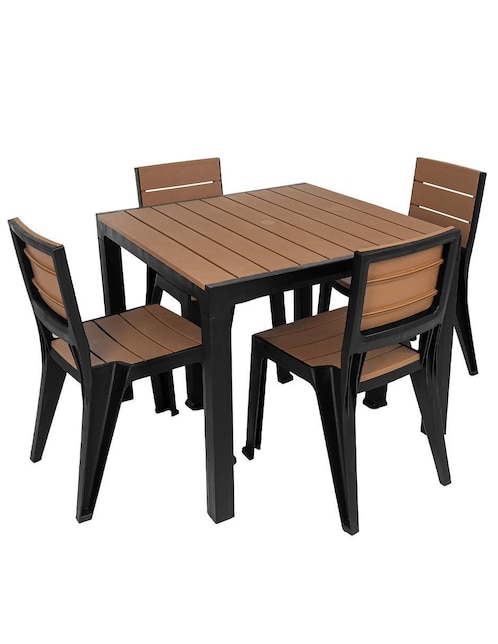 Set comedor exterior MQ 4 puestos ferrara jardin