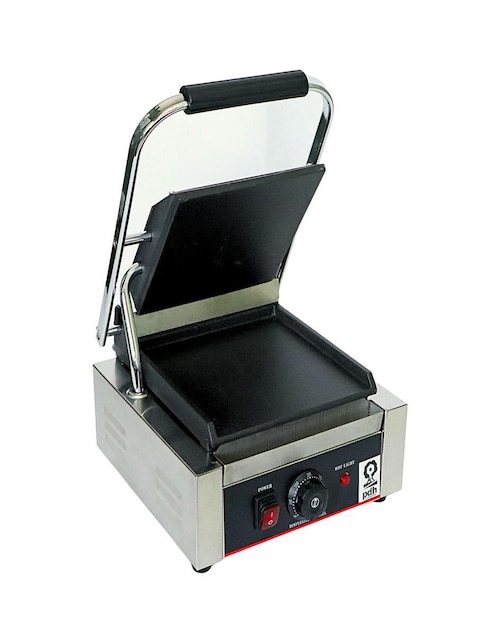 Asador eléctrico PDH plancha lisa de acero inoxidable