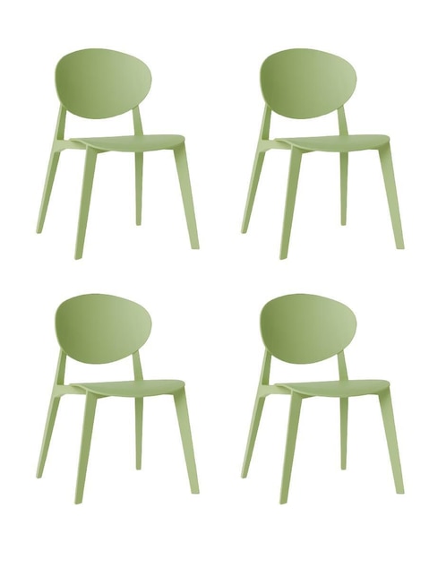 Set de sillas 4 piezas 1