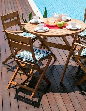 Silla Verona Bica de madera eucalipto
