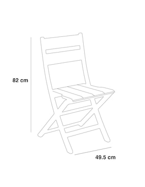 Silla Verona Bica de madera eucalipto