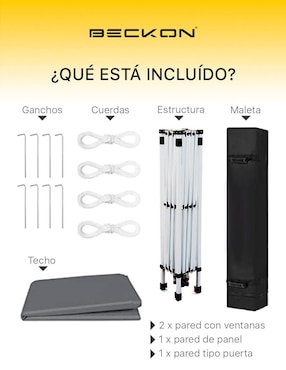 Carpa Beckon ancho 300 cm