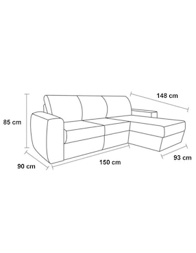Chaise lounge Asturias Kessa de lino
