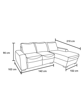 Chaise lounge Madrid Kessa de velvet