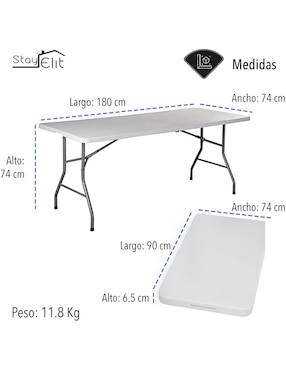 Mesa plegable Stay Elit