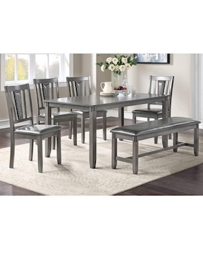 Comedor Poundex para 6 personas
