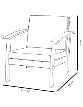 Set terraza Midtown Concept Kingsburry