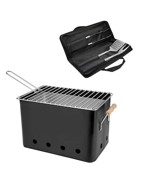 Asador De Carbón Homehacks De Acero