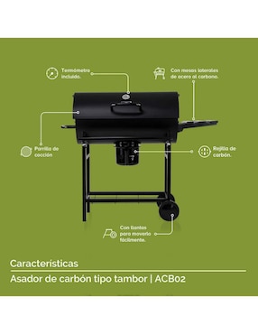 Asador de carbón Avera ACB02