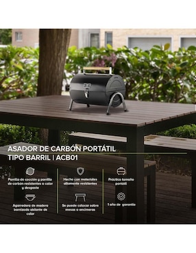 Asador de carbón Avera ACB01