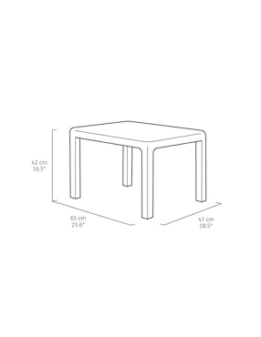 Set sala exterior Keter Emily