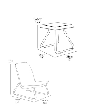 Set sala exterior Keter