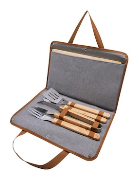 Set Utensilios para Asar Storyland de acero inoxidable