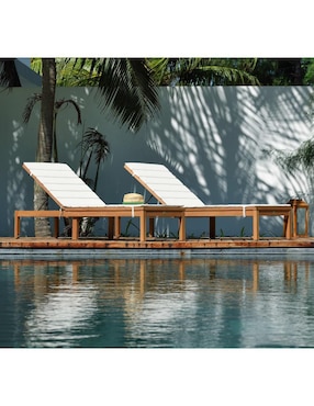 Camastro Midtown Concept Louisiana de madera eucalipto