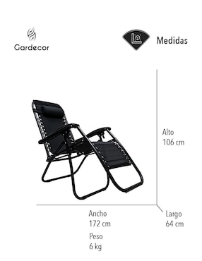 Camastro Stay Elit de aluminio 2 piezas