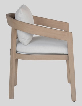 Silla Luar Kemhome Limited de madera teka