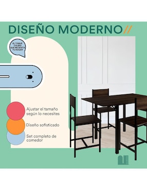 Comedor Ponce Mubson para 4 personas