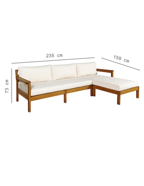 Sala modular Panama Top Sun de madera