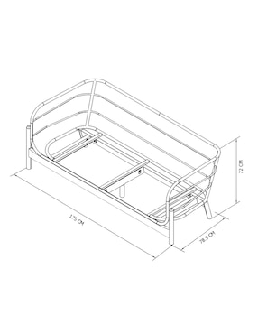Love seat Top Sun Indi