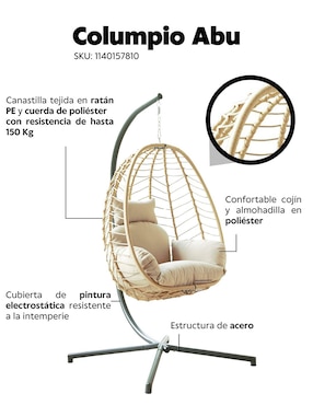Columpio de jardín Lottus