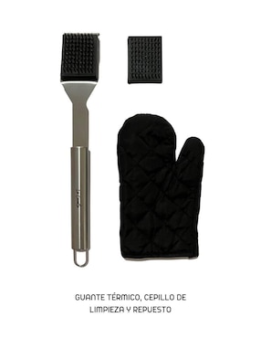 Set bbq La Carnita de acero inoxidable