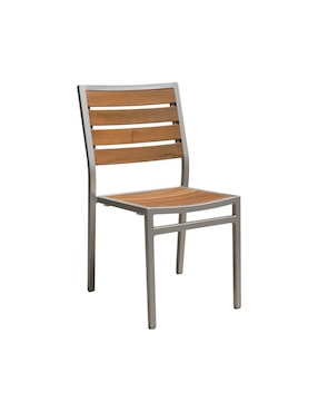Silla Mediterranean Bakan de madera teca