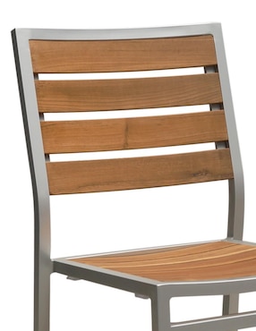 Silla Mediterranean Bakan de madera teca