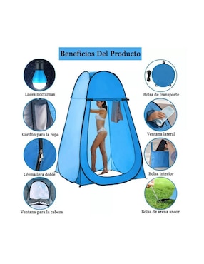 Carpa Lab.G ancho 120 cm x largo 120 cm