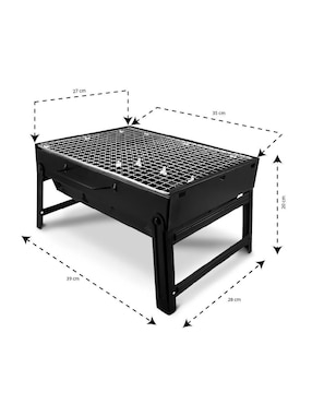 Asador de carbón Idea Nuova