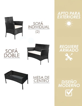 Set sala exterior Ilios Innova