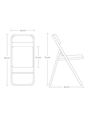 Silla plegable Ilios Innova de metal