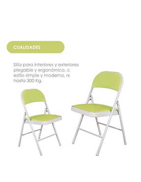 Silla plegable Ilios Innova de metal