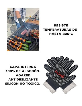 Set BBQ La Carnita de acero inoxidable para parrilladas