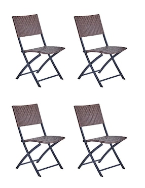 Set Silla 4 Piezas Naterial